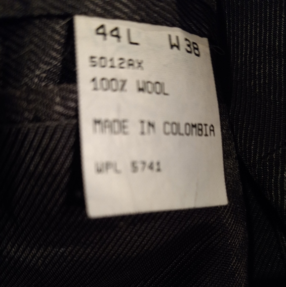 Oscar De La Renta  100% Wool  Tailored Front Buttons Coat Navy 44 L x 38W Blazer - Picture 15 of 15